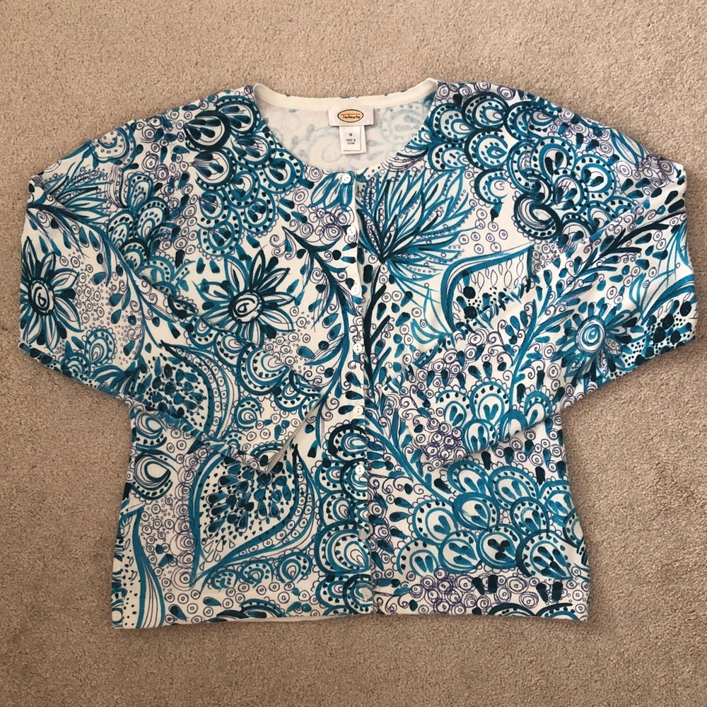 Talbots cotton cardigan